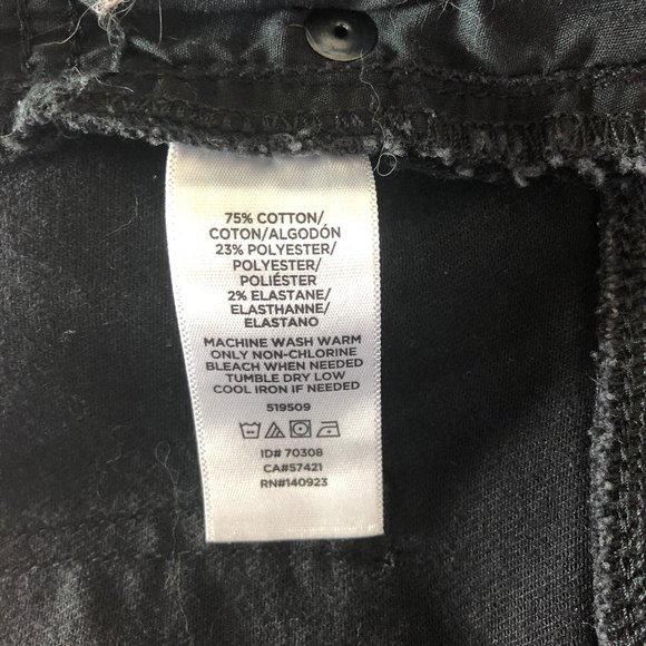 LOFT Outlet - High Rise Wide Leg Capri, Black - Picture 8 of 10